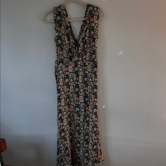 Doen Multicolor Floral Midi Dress - Picture 1 of 4